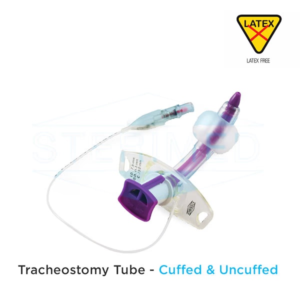 Sterimed Tracheostomy Tube Plain (SMD 702P) (6.0 mm) 1's