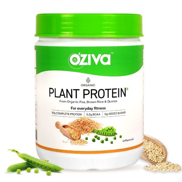 Oziva Organic Plant Protein Powder 500 gm