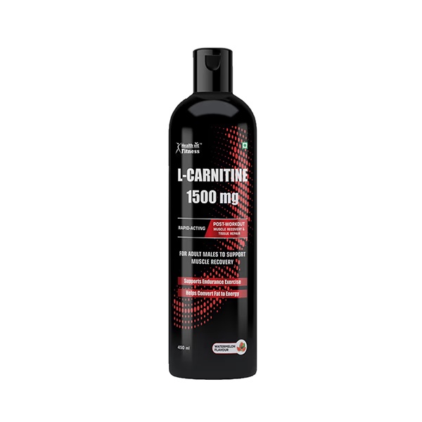 Healthvit L-Carnitine 1500 mg Liquid - Watermelon Flavour 450 ml