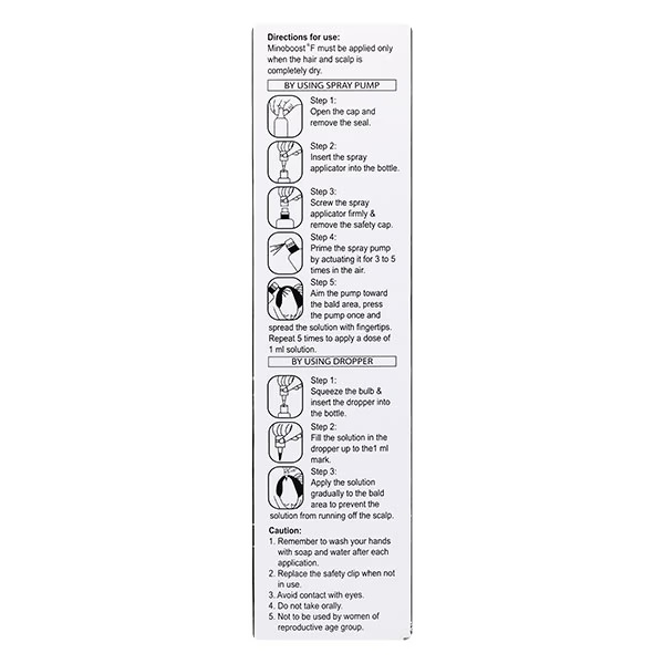 MINOBOOST F TOPICAL HAIR Solution 60ml