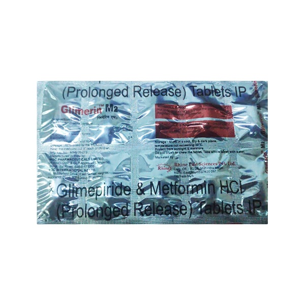 GLIMERIN M 2mg Tablet 10's