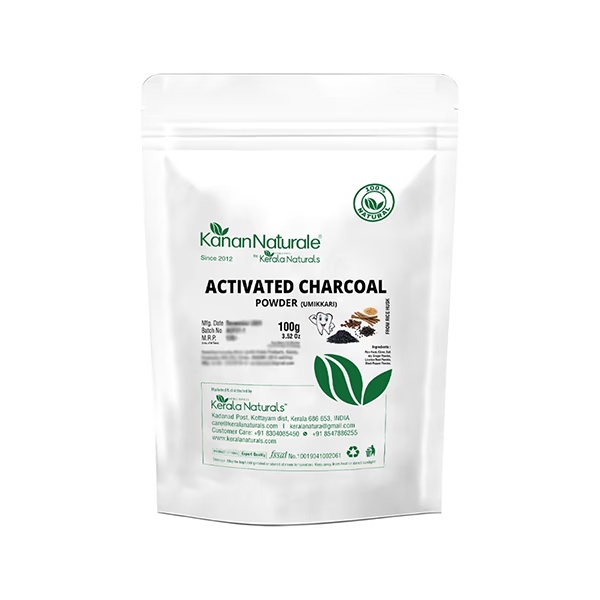 Kerala Naturals Activated Charcoal Powder 100 gm