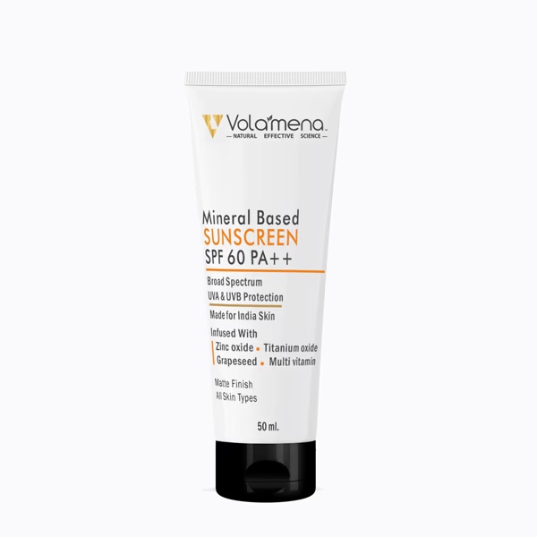 Mineral based Sunscreen gel ultra matte 60 SPF 50 ml