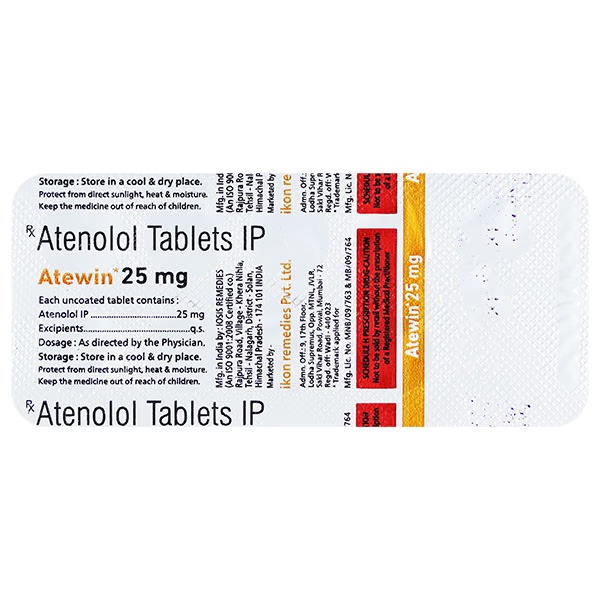 ATEWIN 25mg Tablet 10's