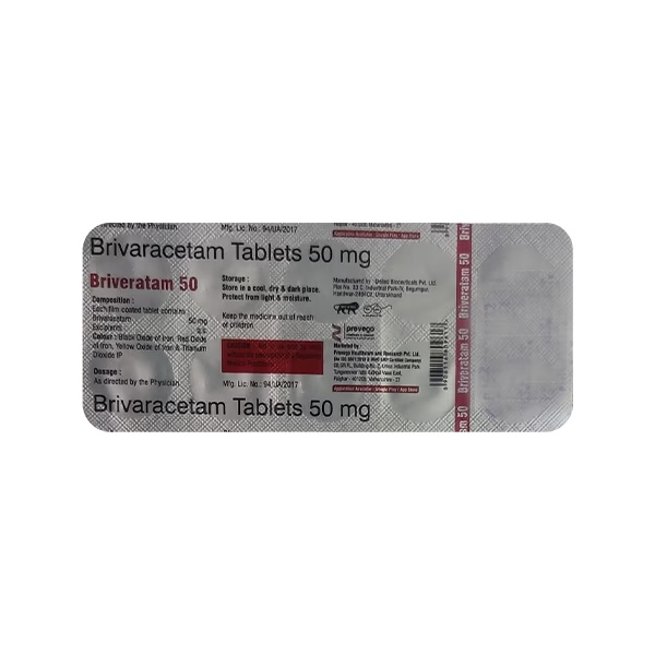 BRIVERATAM 50 Tablet 10's