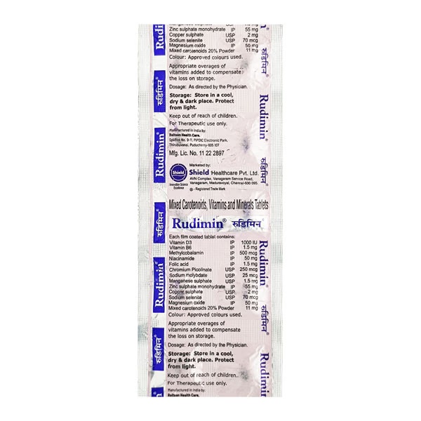 Rudimin Tablet 10'S