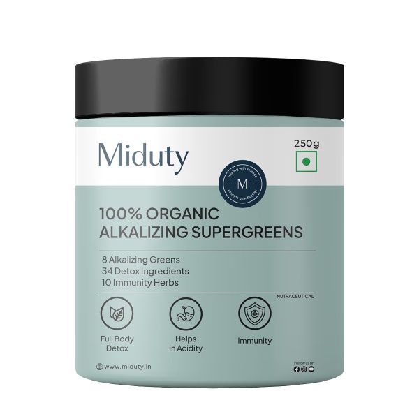 Miduty Organic Super Greens Powder 250 g