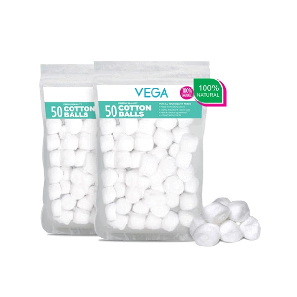 Vega Cotton Ball, White 2's