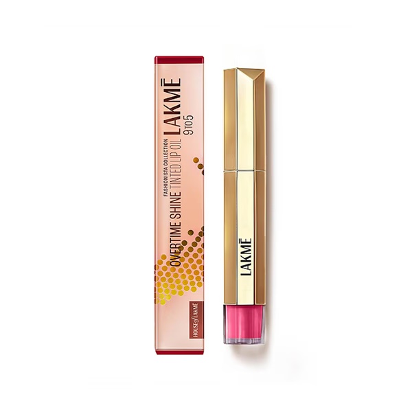 Lakme 9To5 Overtime Shine Tinted Lip Oil - Berry Bling 5.3 ml