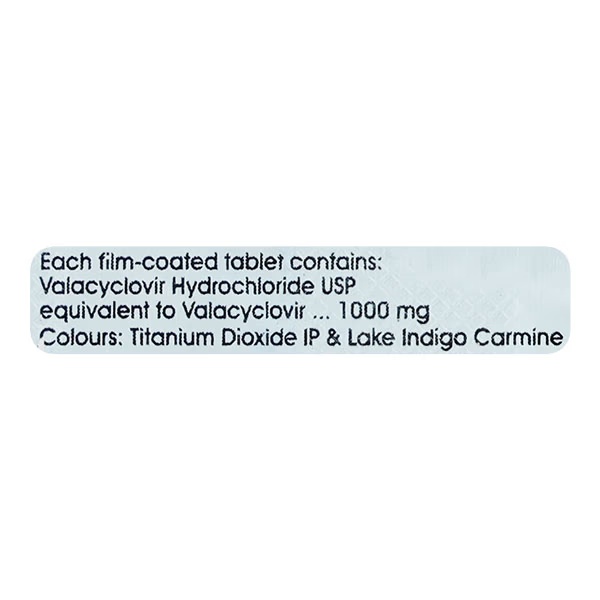 Valcivir 1gm Tablet 3'S