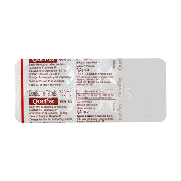 Quel 50mg Tablet 10'S