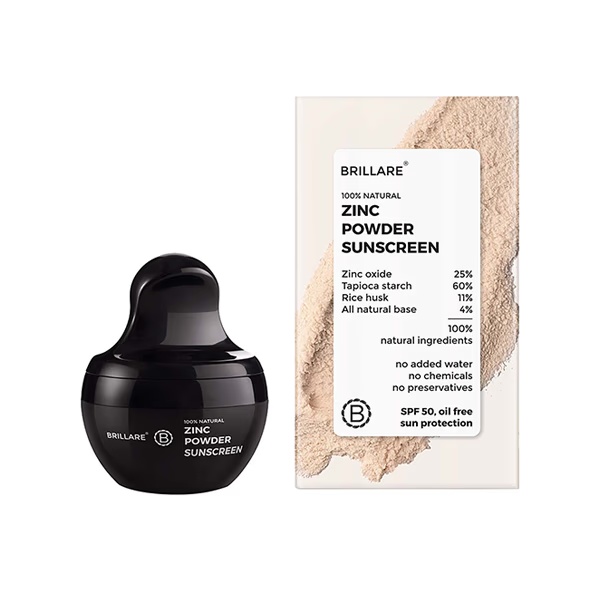 Brillare Zinc Powder Sunscreen SPF50 4 gm