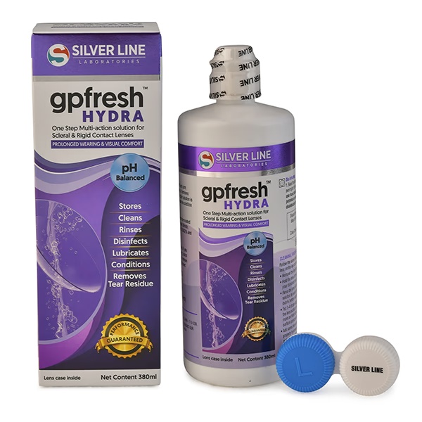 Silver Line gpFresh Hydra pH Balanced Contact Lens  Solution 380 ml