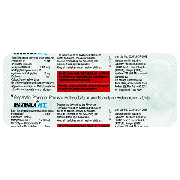 MAXMALA NT Tablet 10's