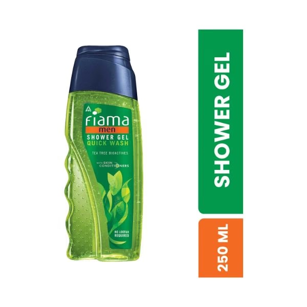 Fiama Men Shower Gel Quick Wash Body Wash with Skin Conditioners for Moisturised Skin bottle 250 ml