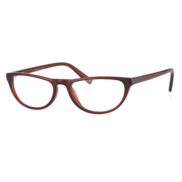 Klar Eye Cat Eye K-3022 Reading Glass for Women - Brown, 2.5 Power