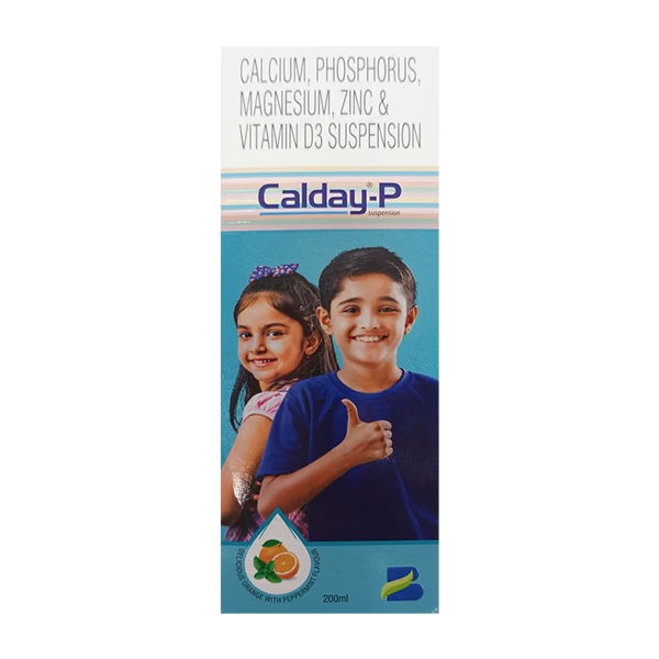 CALDAY P Delicious Orange with Peppermint Flavour Suspension 200ml