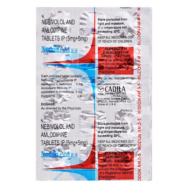 Nodon AM 5/5mg Tablet 15'S