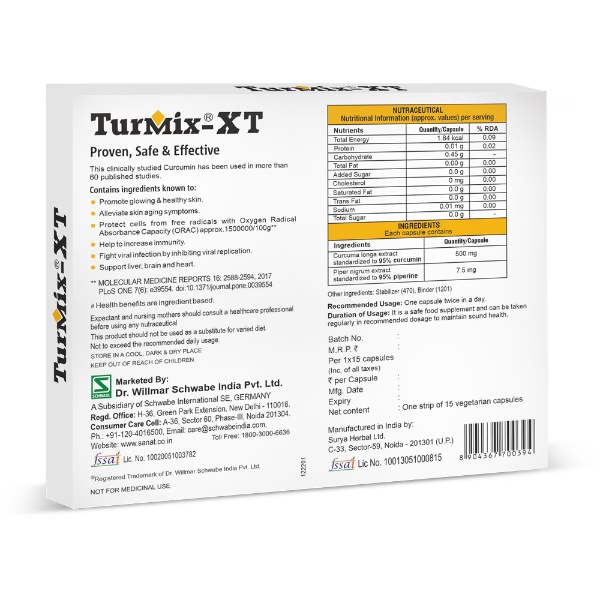 Turmix - XT Veg Capsules 15's