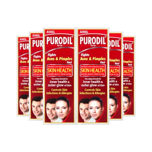 Aimil Purodil Syrup (Pack of 6 x 200 ml)