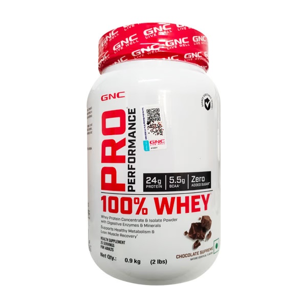 GNC Pro Performance 100% Whey Protein Powder - Chocolate Supreme 0.9 kg 1 4502-gnc-pro-performance-100-whey-protein-powder-chocolate-supreme-0-9-kg-1.jpg