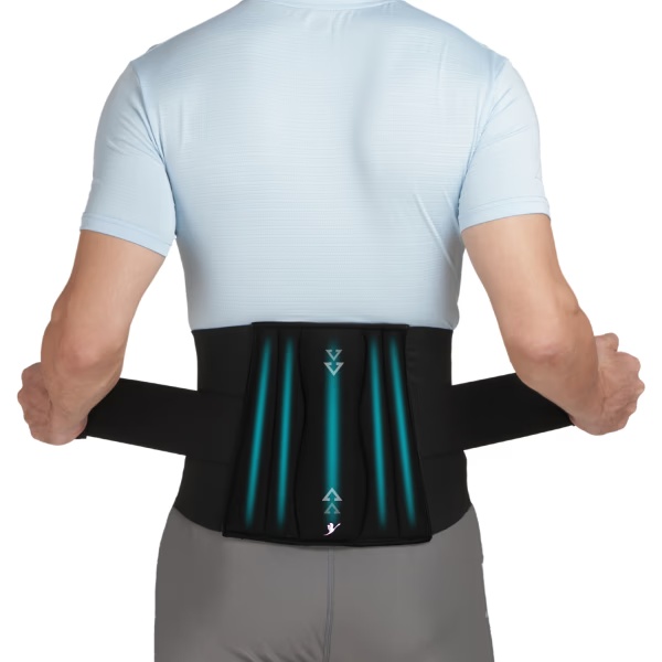 Flamingo Lumbar Sacro Belt - Black (OC - 2001) (XL)