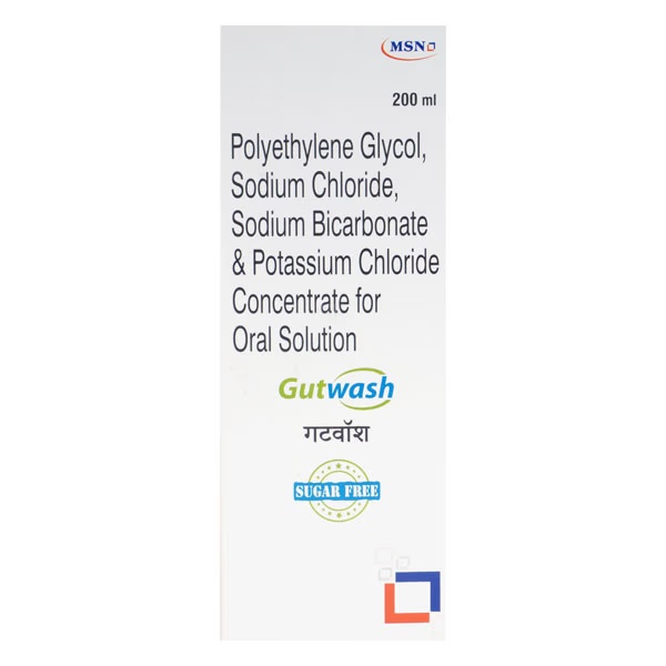GUTWASH SUGAR FREE Oral Solution 200ml