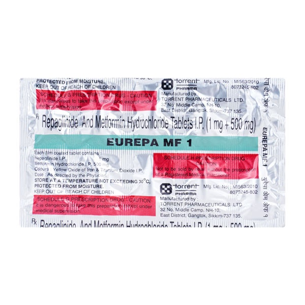 Eurepa MF 1mg Tablet 10'S