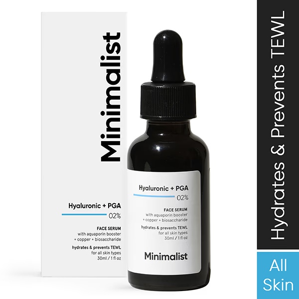 Minimalist Hyaluronic Acid + Pga 02% Face Serum 30ml