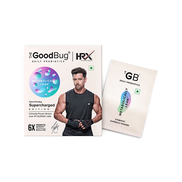 The Good Bug Metabolically Lean HRX SuperGut Powder - Weight Loss for Women & Men, 6X Probiotic Activity- 15 Days Pack 30 gm