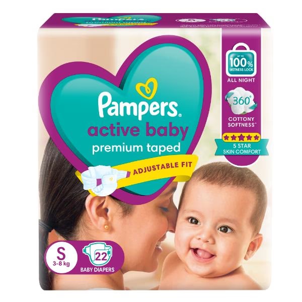 Pampers Active Baby Diapers (S) 22's 1 4638-pampers-active-baby-diapers-s-22-s-1.jpg