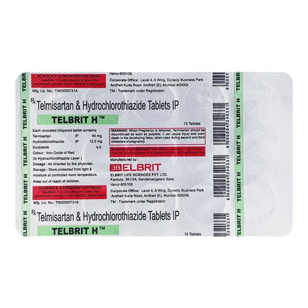 Telbrit H Tablet 15'S