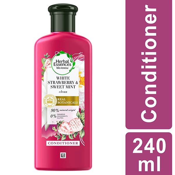 Herbal Essences White Strawberry & Sweet Mint CONDITIONER- For Cleansing and Volume - No Paraben, No Colorants 240 ml 1 4671-herbal-essences-white-strawberry-amp-sweet-mint-conditioner-for-cleansing-and-volume-no-paraben-no-colorants-240-ml-1.jpg