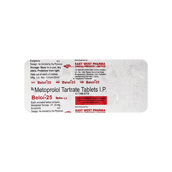 BELOL 25mg Tablet 10's