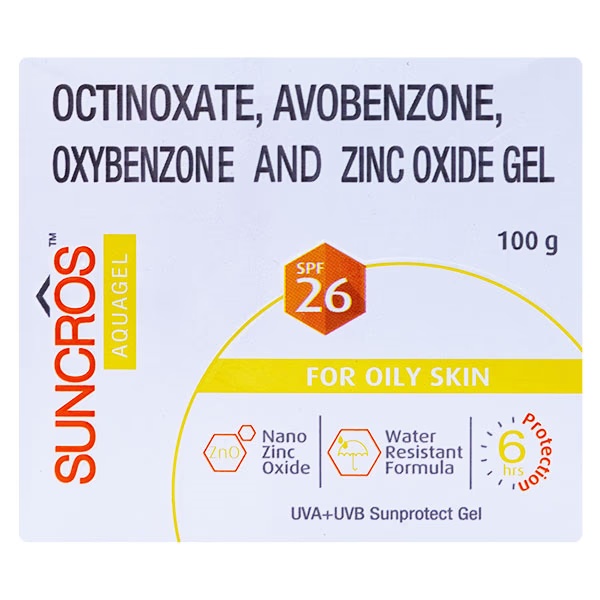 Suncros SPF 26 Aquagel 100gm