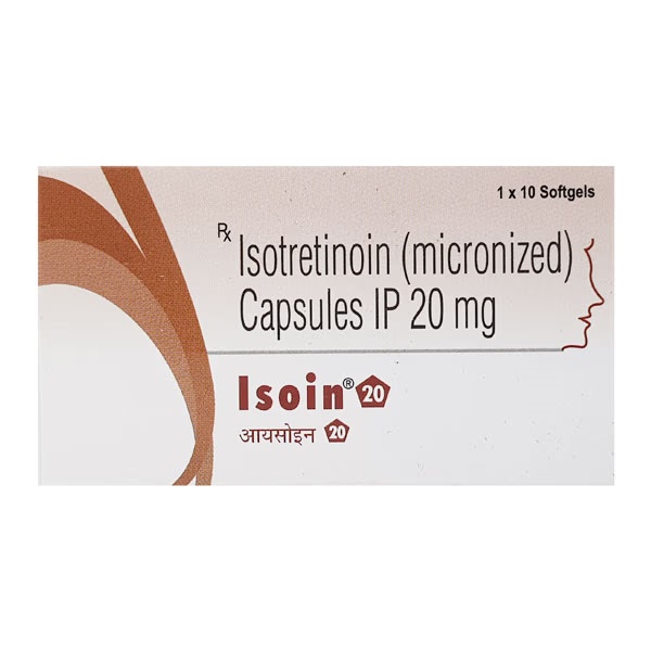 Isoin 20mg Capsule 10'S