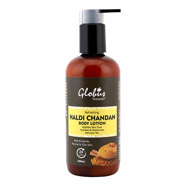 Globus Naturals Refreshing Haldi Chandan Body Lotion Enriched 300 ml