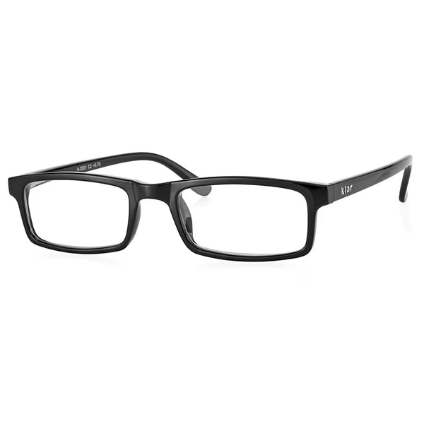 Klar Eye Rectangle Full Rim K-3021 Reading Glass - Black  (Optical Power +3.25)