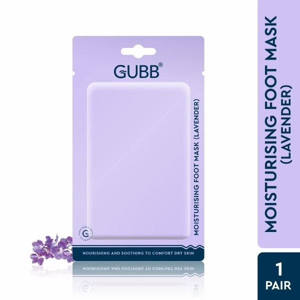 GUBB Moisturizing Foot Mask for Dead Skin Removal - Lavender 1's