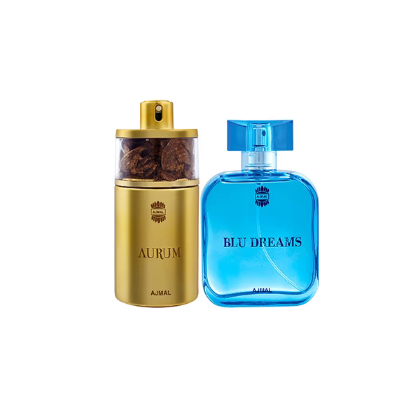 Ajmal Aurum EDP Fruity Floral Perfume And Blu Dreams EDP Citurs Fruity Perfume 175 ml
