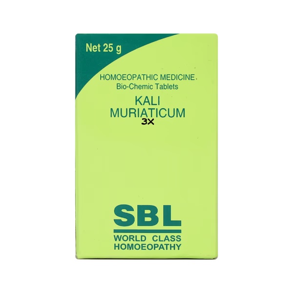SBL Kali Muriaticum 3X Tablet 25 gm