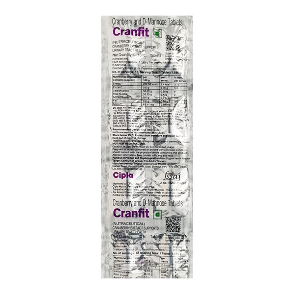 Cranfit Tablet 10'S