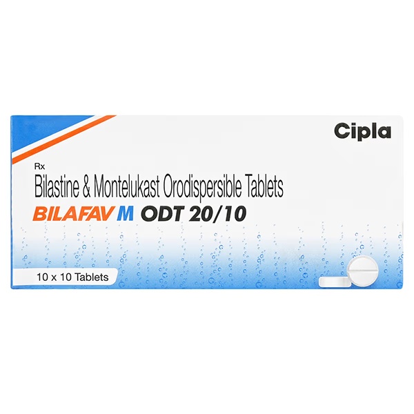 BILAFAV M ODT 20/10 Tablet 10's