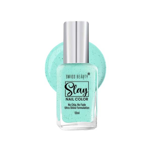 Swiss Beauty Slay Nail Color, Shade - Sky Up 13 gm