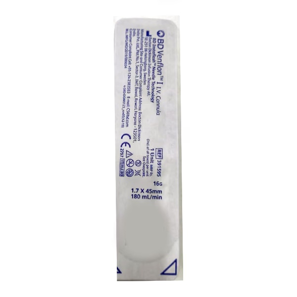 BD Venflon I I.V. Cannula (391595) (16G) 1's