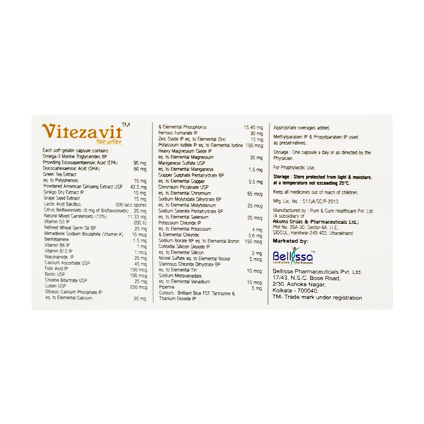 VITEZAVIT Capsule 10's