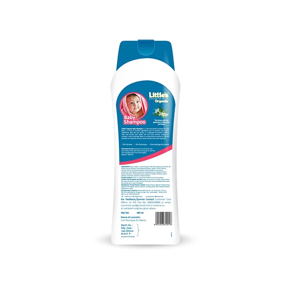 Little's Organix Baby Shampoo 400 ml
