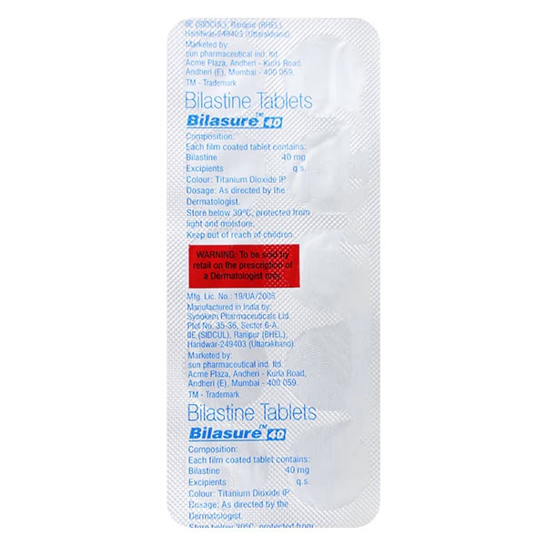 BILASURE 40 Tablet 10's