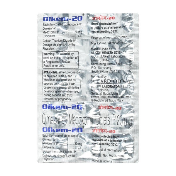 Olkem 20mg Tablet 15'S