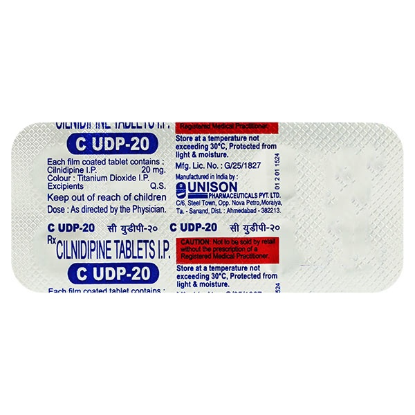 C Udp 20mg Tablet 10'S